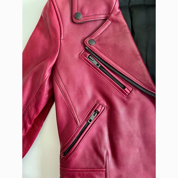 RAG & BONE Minerva ‘Upcycled’ Leather Jacket - Picture 8 of 8